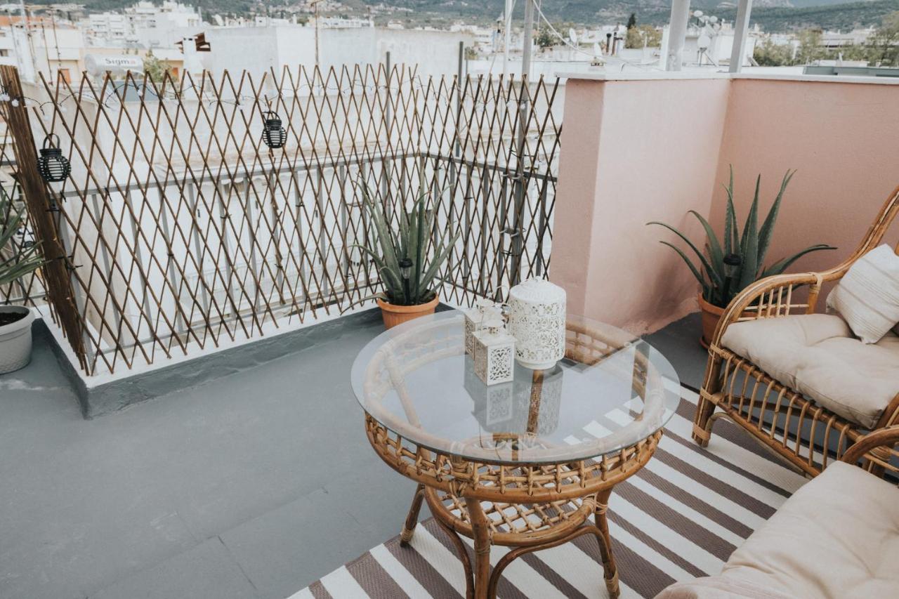 볼로스 Bohemian Loft With View! 아파트 외부 사진